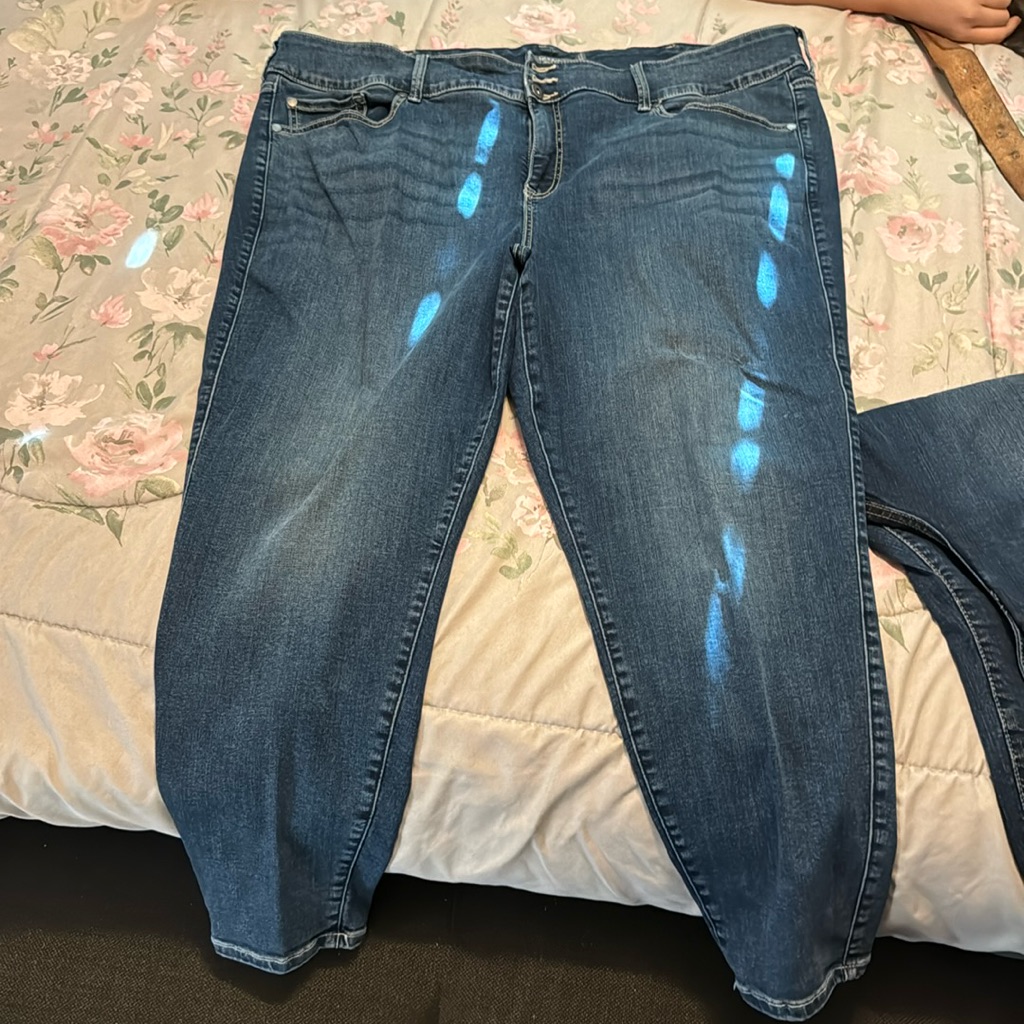 Blue Denim Skinny Jeans Torrid Brand
